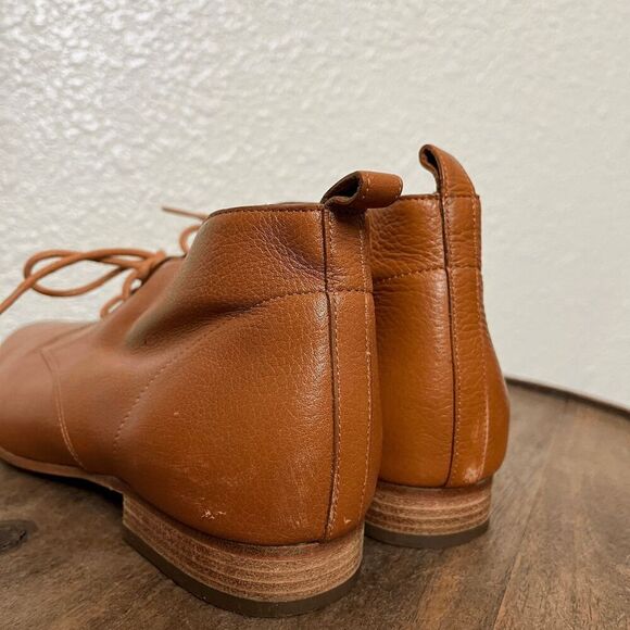 Cole Haan Tan Brown Leather Stellan Chukka Ankle Boots Women's Size 9 B - Picture 3 of 8